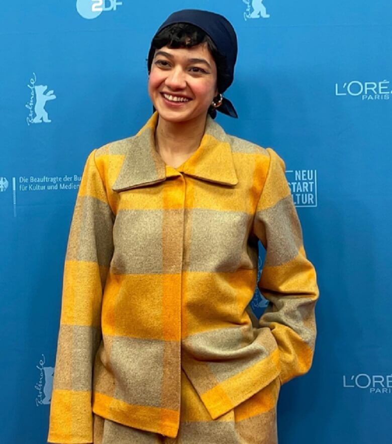 صدف عسگری در جشنواره برلین پوشش خاص و جسورانه دارد.