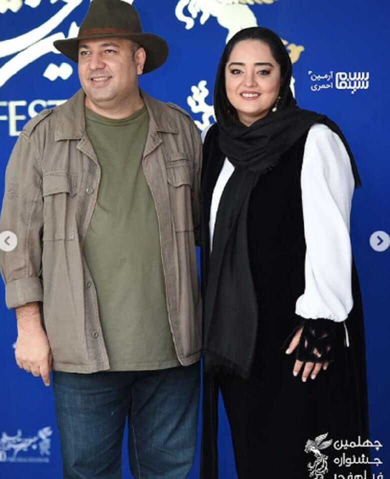 علی اوجی و همسرش نرگس محمدی