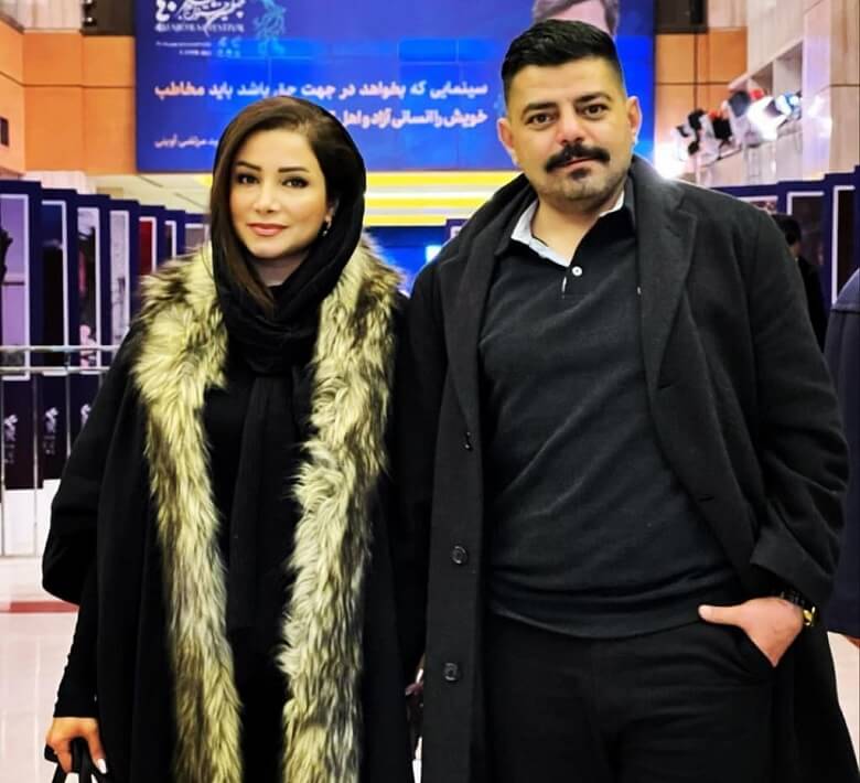 شاهد احمدلو و همسرش در جشنواره حضور یافتند.