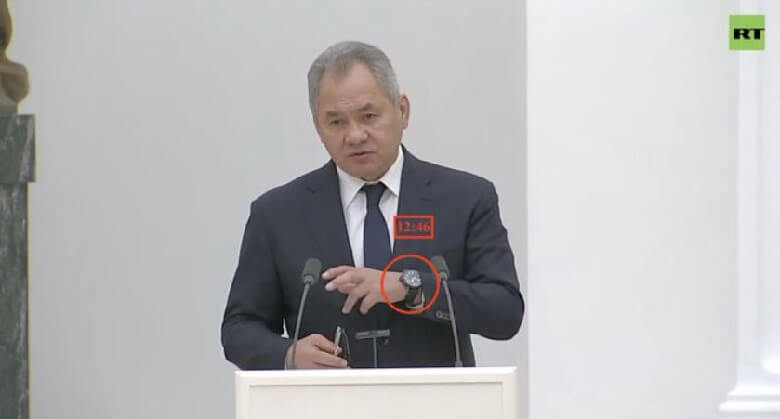 ساعت مچی پوتین بر آینده جنگ اوکراین تاثیر دارد.