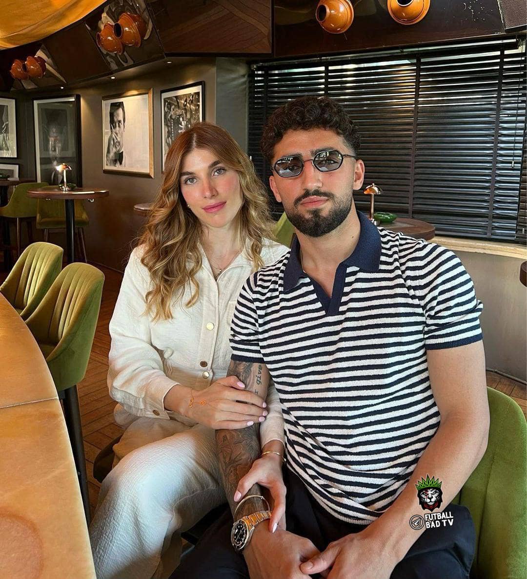 رونمایی بازیکن استقلال از نامزد خارجی و بی حجابش+عکس