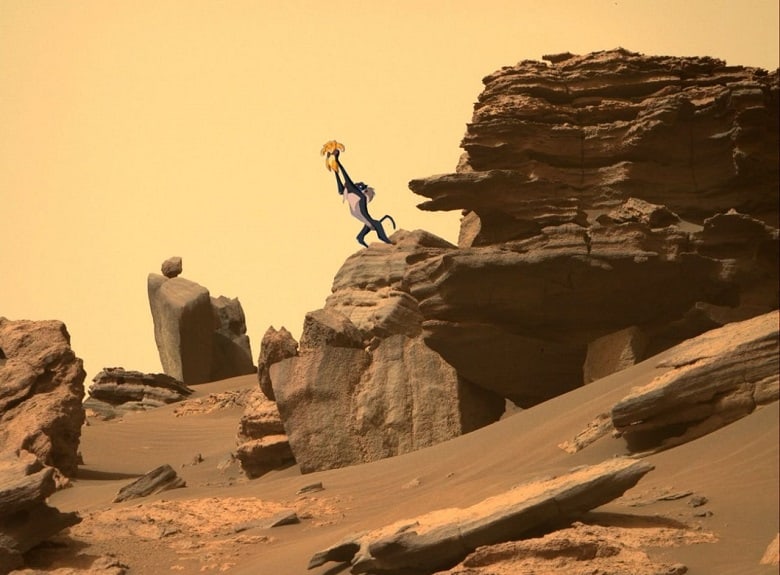 کوهستان‌های مریخ عجایب زیادی دارد.