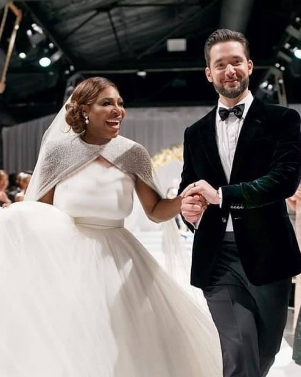 سرنا ویلیامز، تنیس‌باز مشهور آمریکایی گران ترین لباس عروس دنیا را پوشید