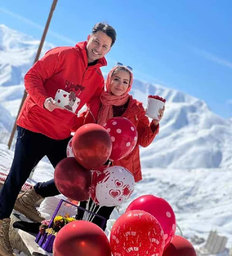 مبینا نصیری و مهدی توتونچی مجری ورزشی عاشقانه‌ها دارند.