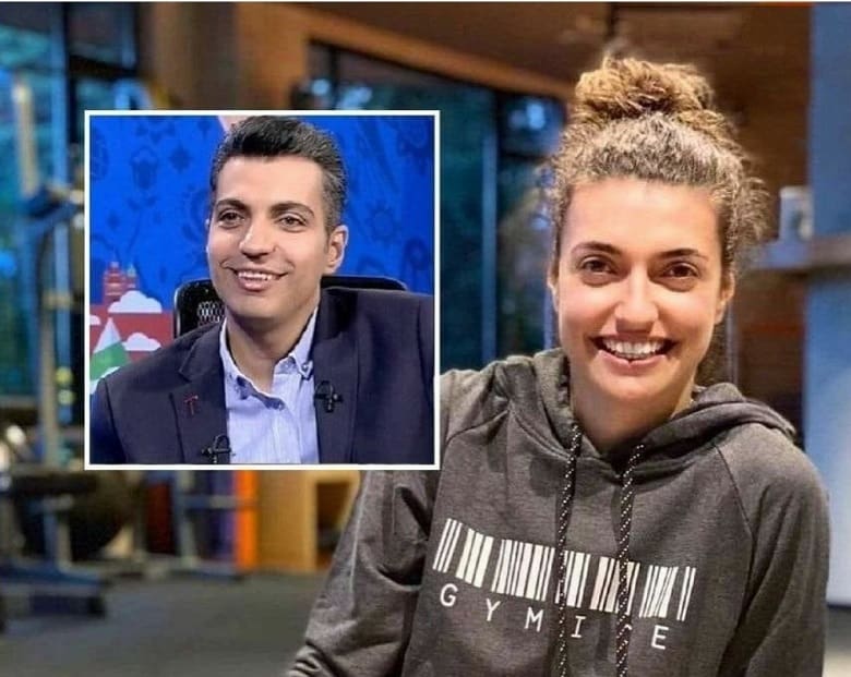 یک خانم خارجی همزاد عادل فردوسی‌پور است.