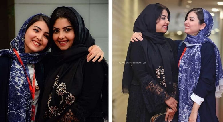 ریبا کرمعلی به مامان جوان و جذابش شباهت زیادی دارد.