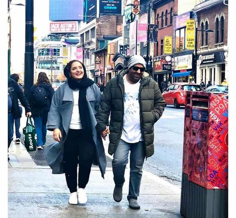 نرگس محمدی عکس شائبه برانگیزی گرفته است.