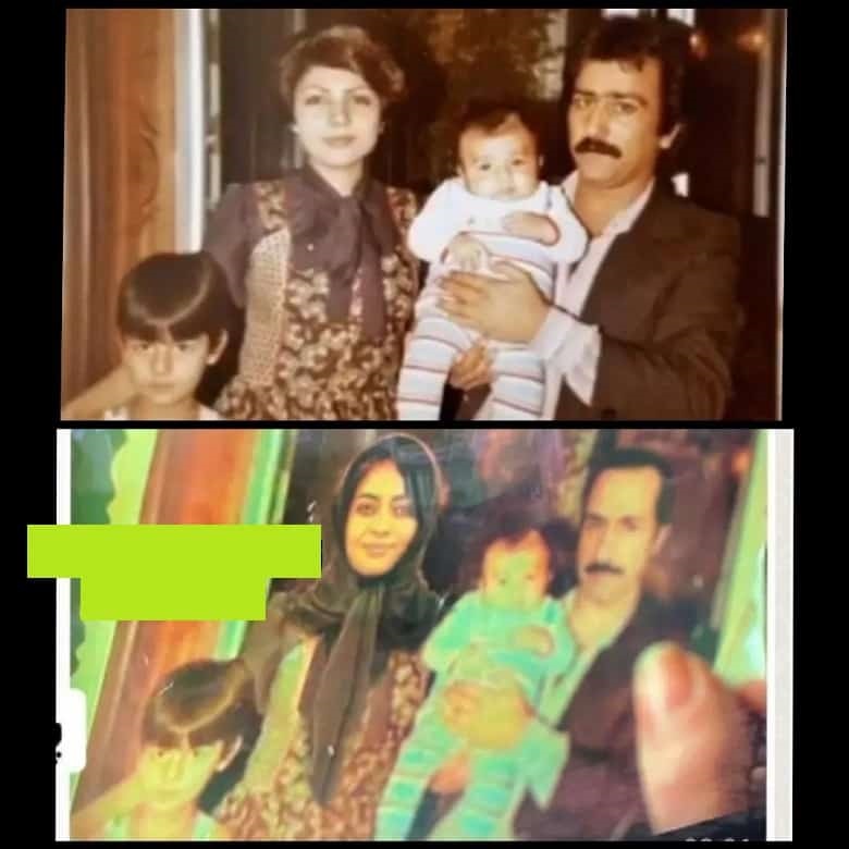 هنگامه قاضیانی از رفتار با پدر و مادرش عصبانی شده است.