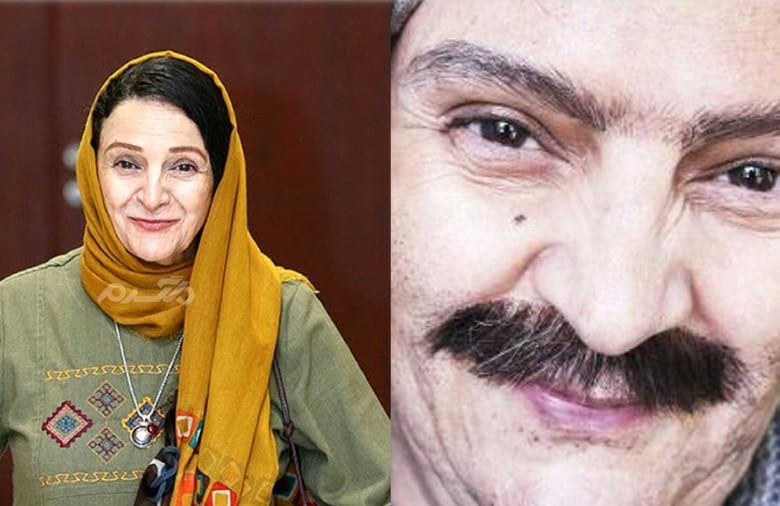 گلاب آدینه با گریم مردانه عکس گرفته است.