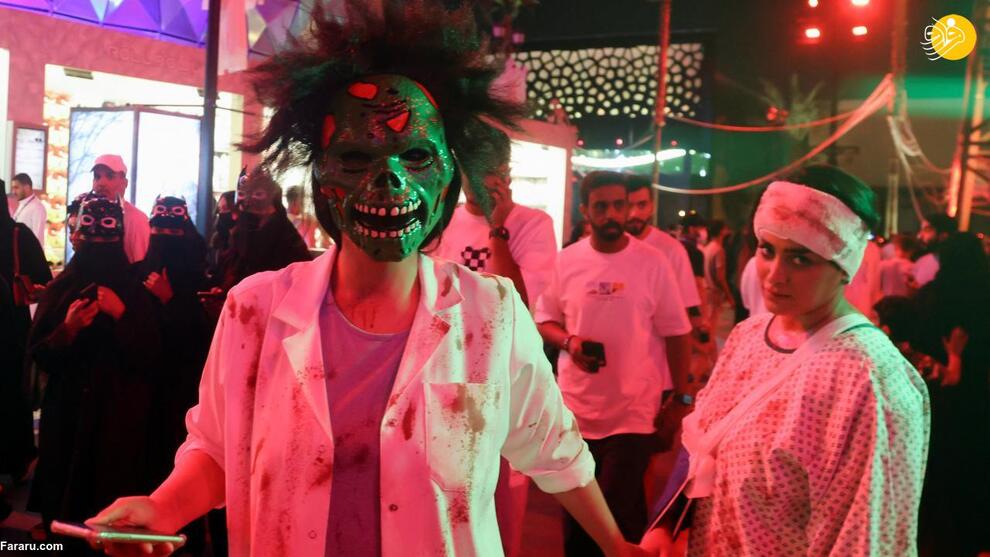 عکس های باورنکردنی مراسم هالووین در ریاض عربستان عکس های باورنکردنی مراسم هالووین در ریاض عربستان