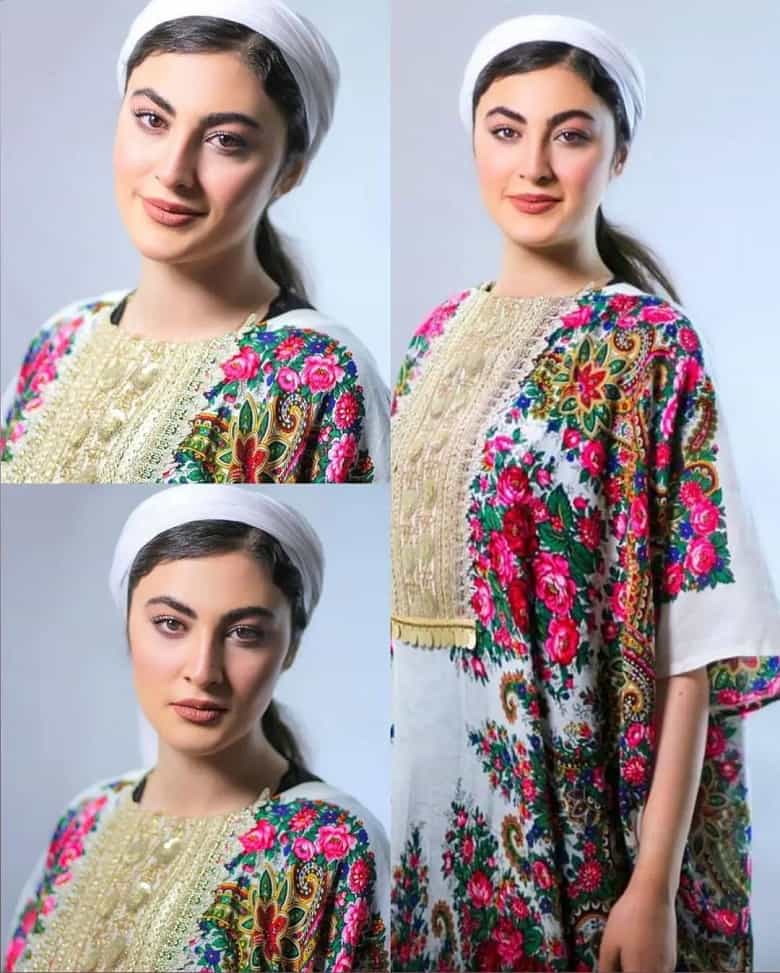 مریم مومن تیپ تمام ایرانی و زیبایی زده است.