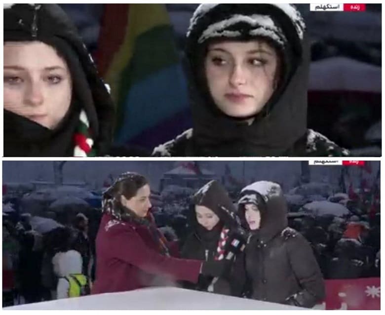 سارا و نیکا با ایران اینترنشنال مصاحبه زنده کردند.