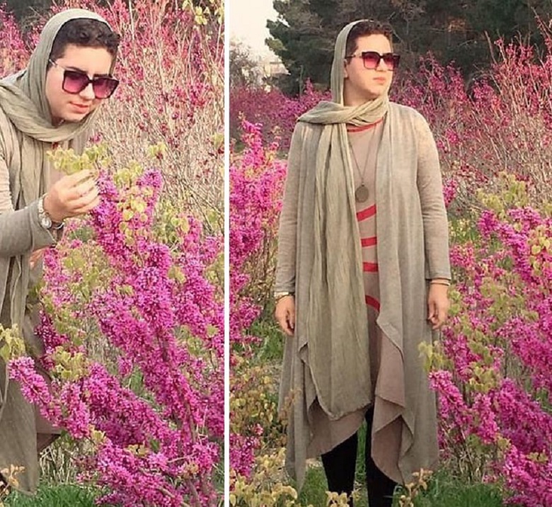 صهبا شرافتی روناک نون. خ تیپ کاملا متفاوتی دارد.