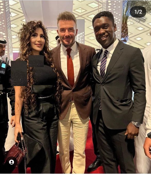 دیدار خبرساز و عجیب همسر ایرانی سیدورف با دیوید بکهام!