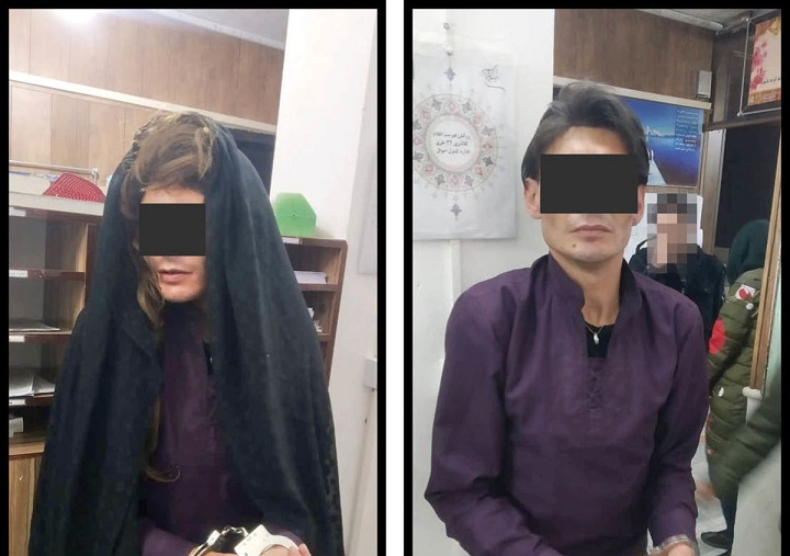 عکسی باورنکردنی از شکارچی گورستان در لباس زنانه و موهای بلوند/ تصویر
