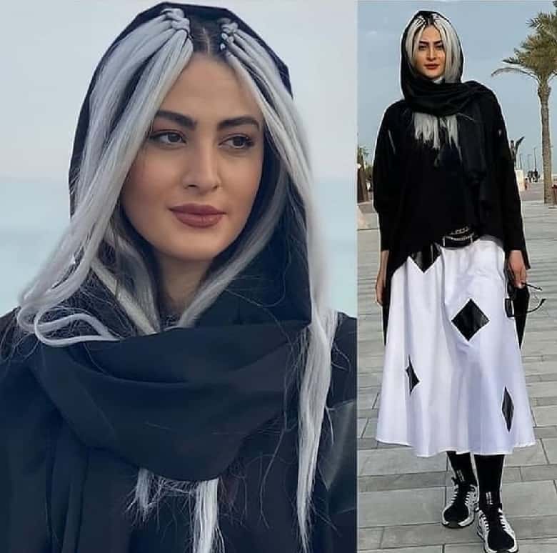 مریم مومن با تیپی عجیب و غریب دیده شده است.