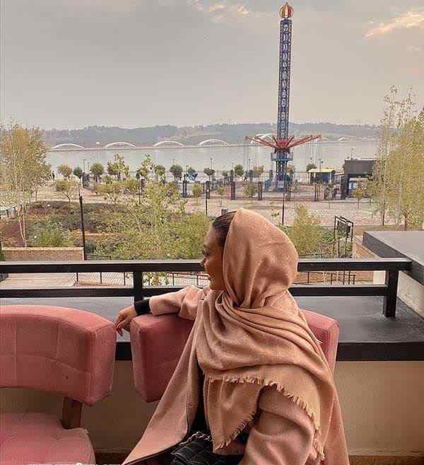 قابی زیبا از "همسر بهرام رادان" در باملند/ عکس