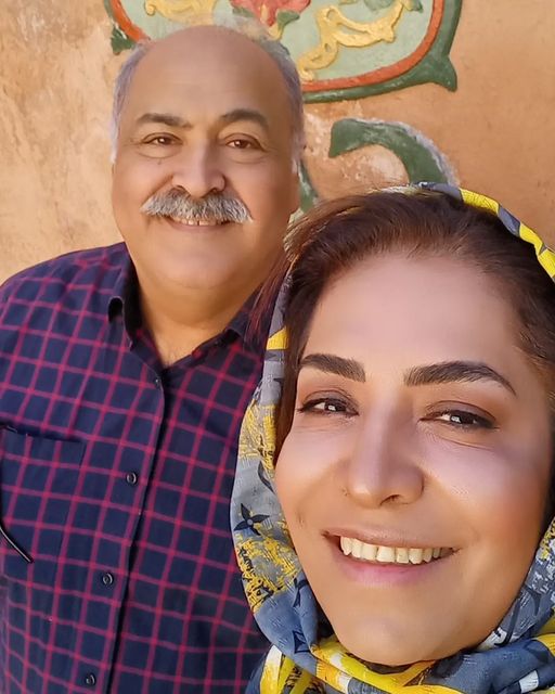 قربون صدقه جالب "خانم بازیگر" برای رفیق مهران مدیری/ عکس قربون صدقه جالب "خانم بازیگر" برای رفیق مهران مدیری/ عکس