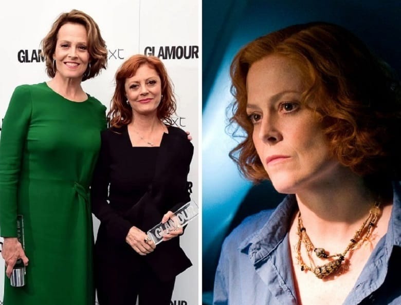 سیگورنی ویور ترون از بدی قد بلندشان گفت.