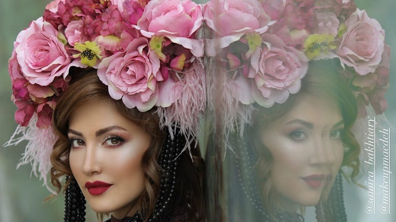 سمیرا حسینی کلاه‌های عجیب و غریبی بر سر گذاشت.