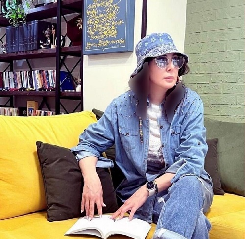 پوشش متفاوت لیلا بلوکات در شهر کتاب جنجالی شد + عکس