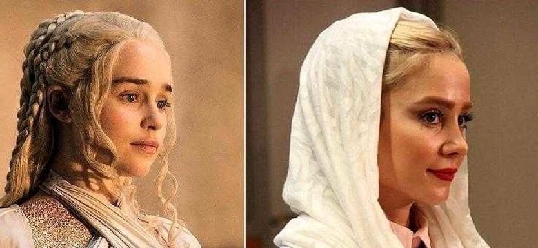 عکس/ شباهت عجیب و غریب الناز حبیبی به بازیگر هالیوودی!