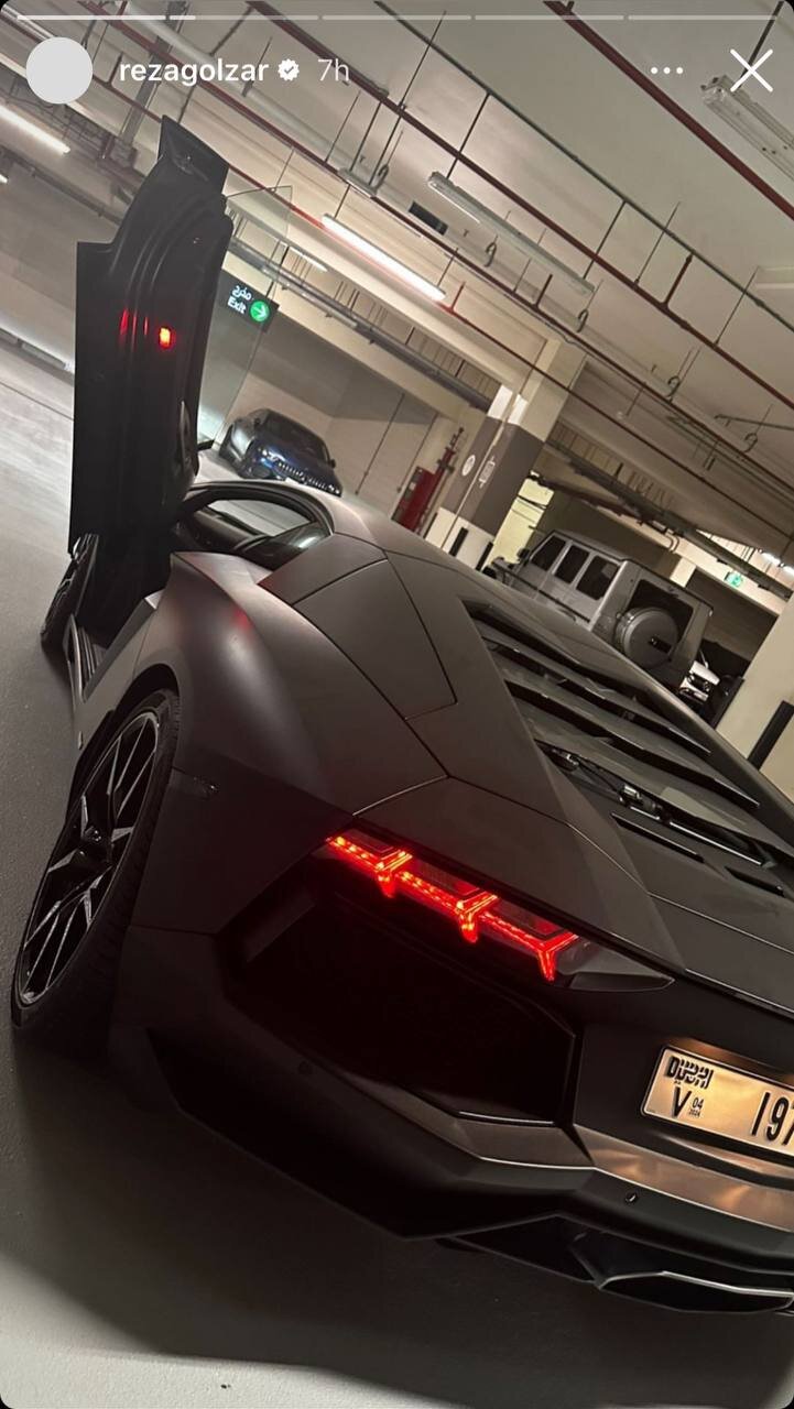 محمدرضا گلزار سوار ماشین کیم کارداشیان!