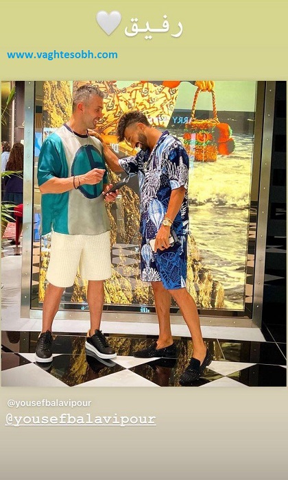 عکس/ تیپ ناهماهنگ و دردسرساز رامین رضاییان در دبی