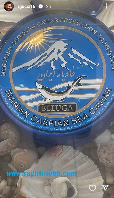 عکس/ فخر فروشی قوچان نژاد و همسرش با کالای لوکس ایرانی در دبی