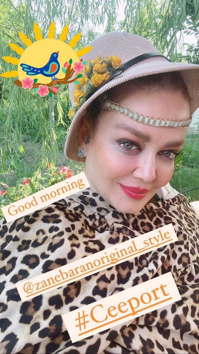 عکس عجیب بهاره رهنما با لباس پلنگی و کلاه جادویی را ببینید.