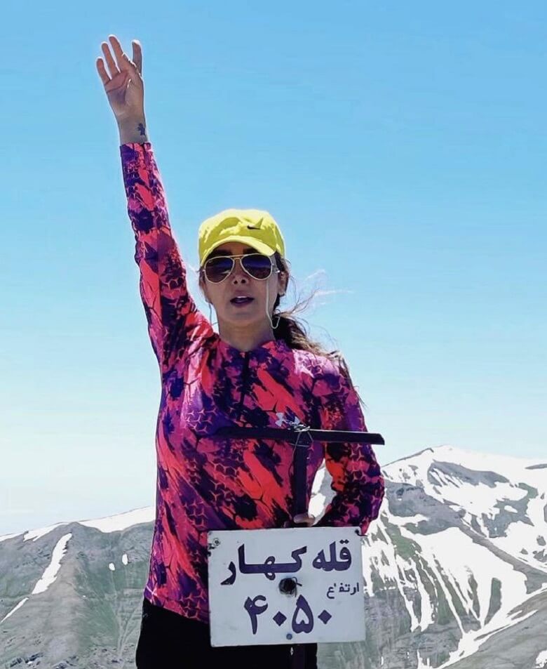 آنا نعمتی به کهار صعود کرد آنا نعمتی به کهار صعود کرد