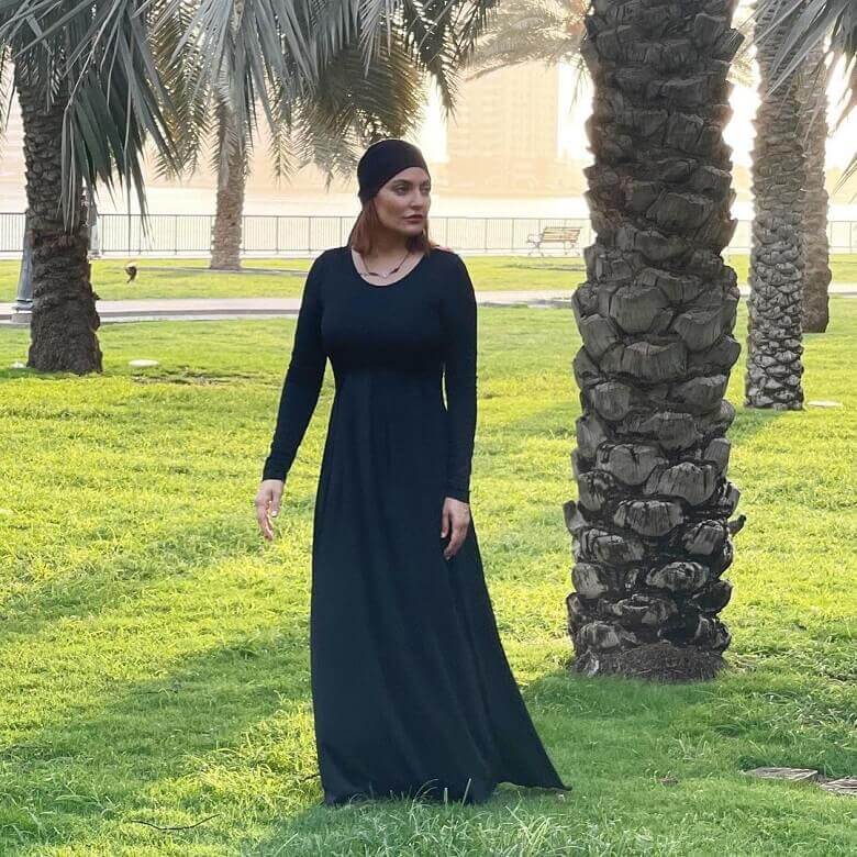 مهناز افشار با استایل عربی در دوبی ظاهر شد.