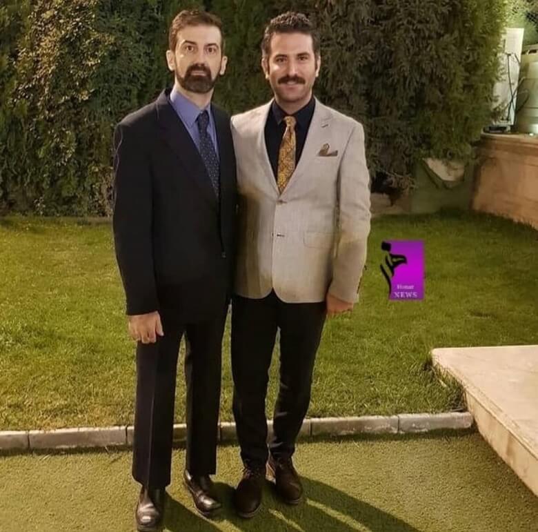 هوتن شکیبا و برادر باکلاسش عکس گرفتند.