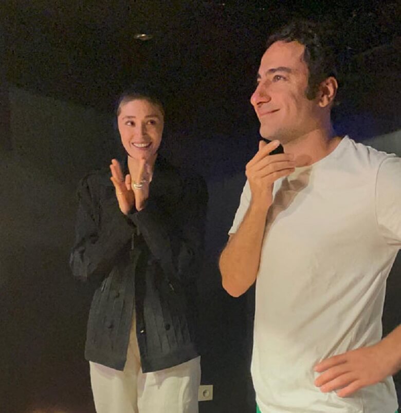 فرشته حسینی به نوید محمدزاده گیر داد.