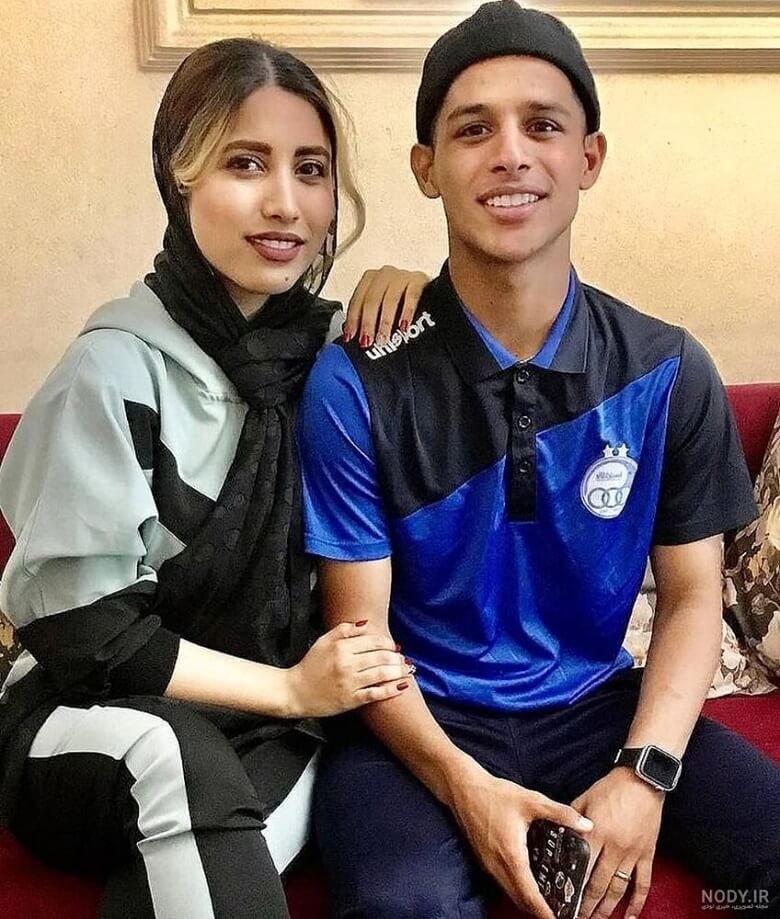 همسر مهدی قائدی قبل از عمل جراحی عکس گرفت.