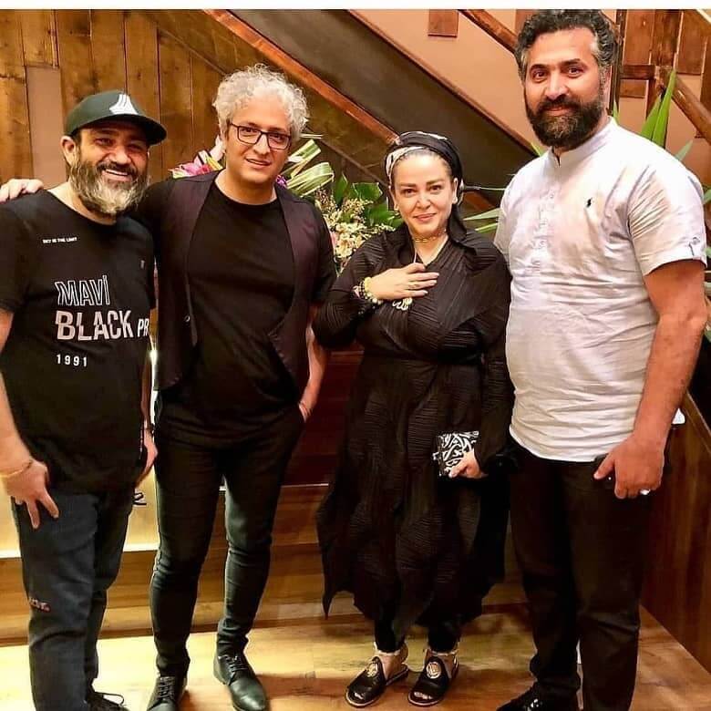 بهاره رهنما و حاجی از مهران غفوریان دیدن کردند.