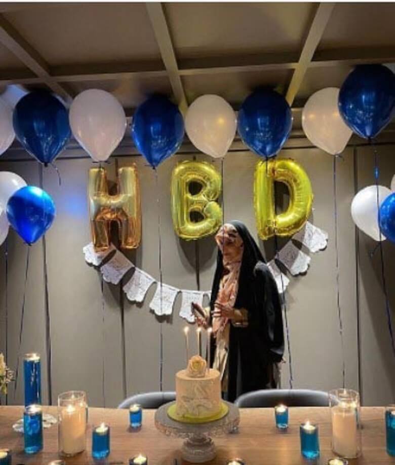 مژده لواسانی تولد لاکچری گرفت.