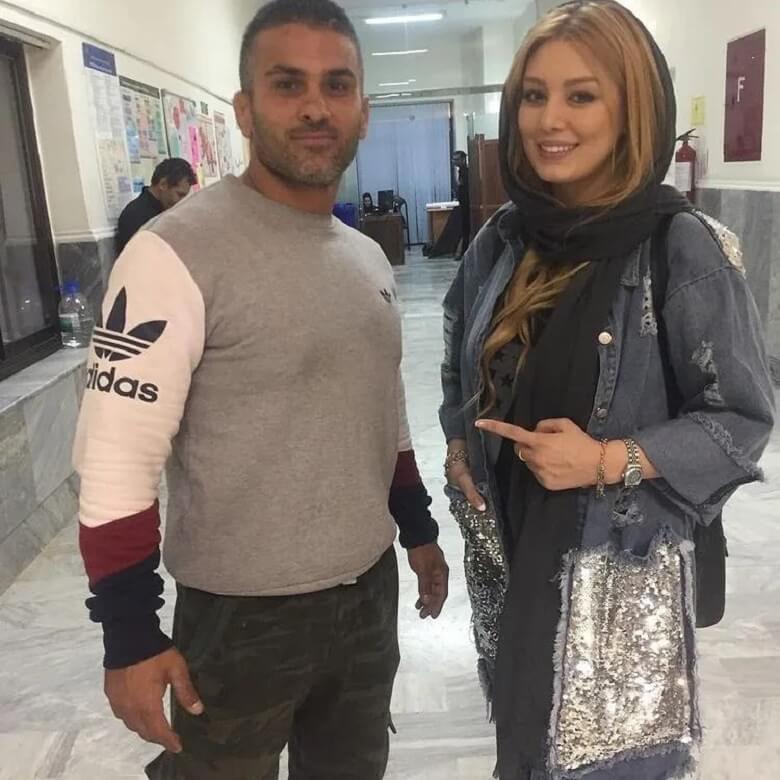 سحر قریشی در کنار مرد غریبه ژست صمیمی گرفت.